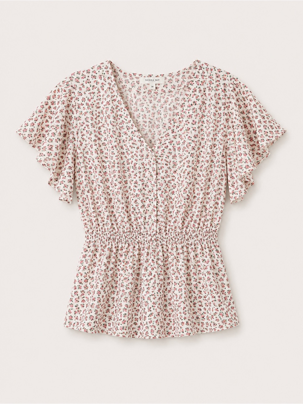 Sienna sky cute rose top size medium